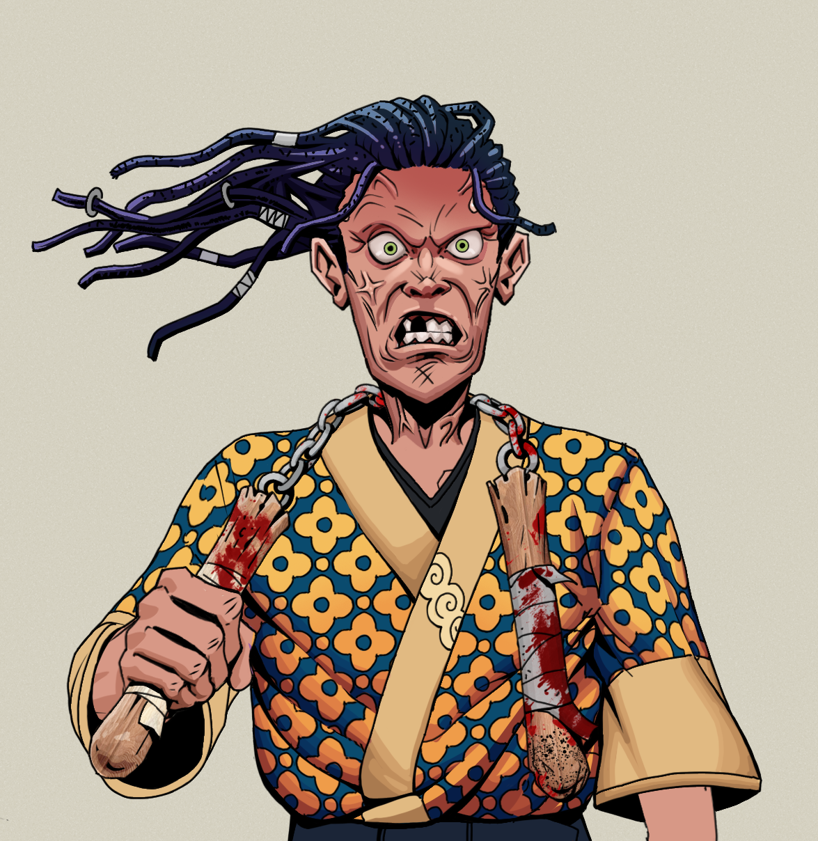 Angry Ikari — Degen Dojo fighter