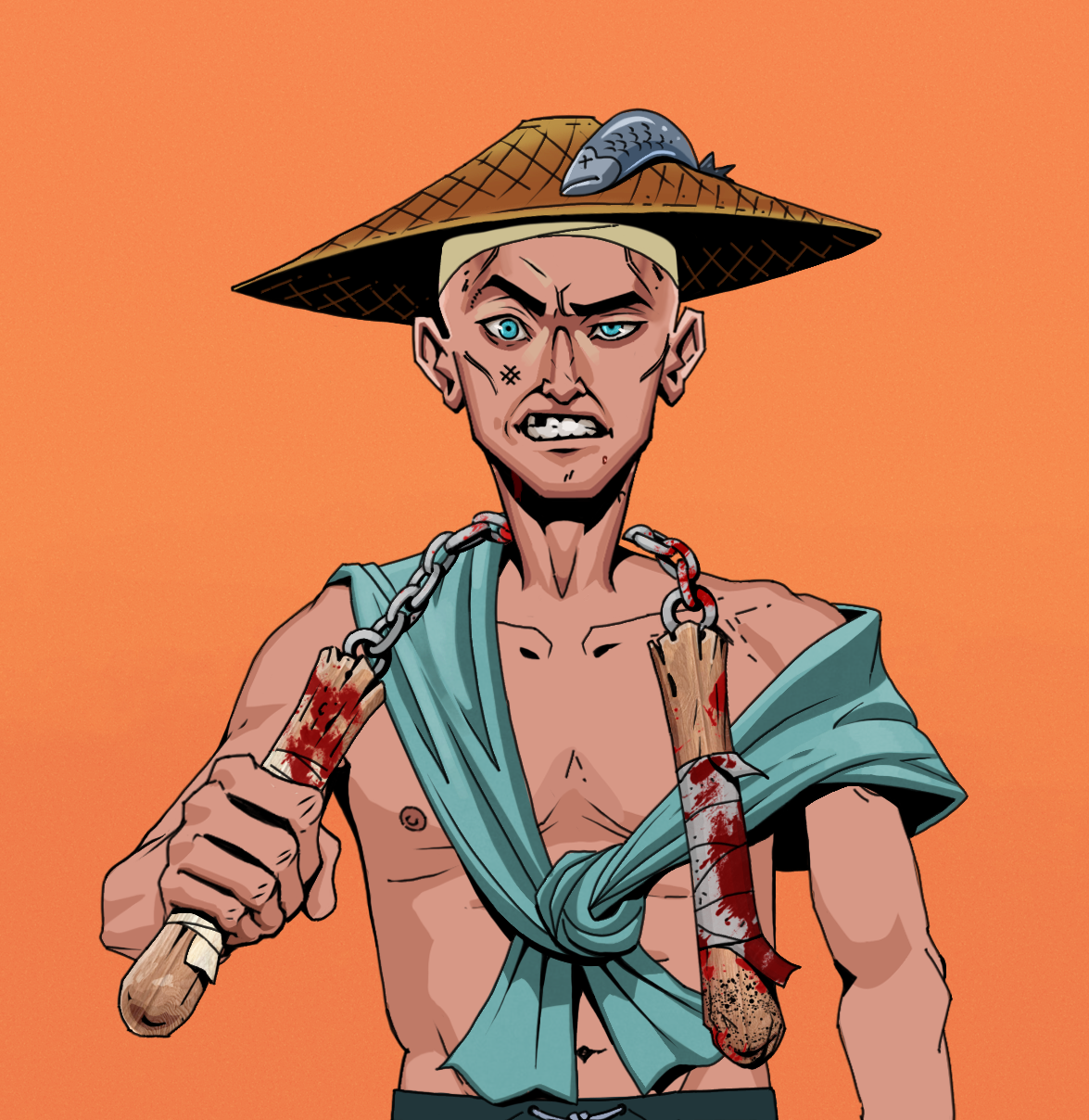 Akuma — Degen Dojo fighter