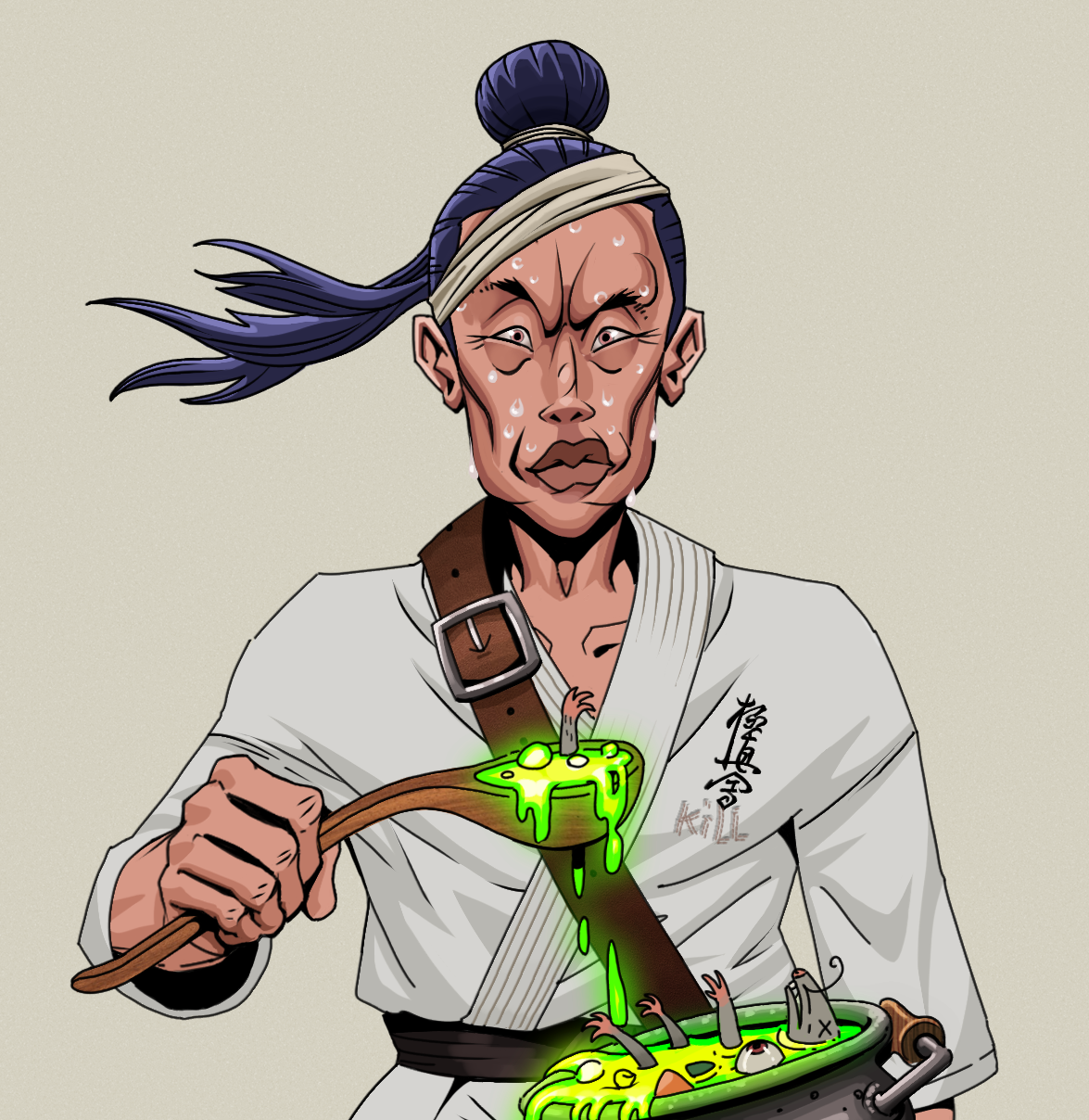 Stresshead Rin — Degen Dojo fighter
