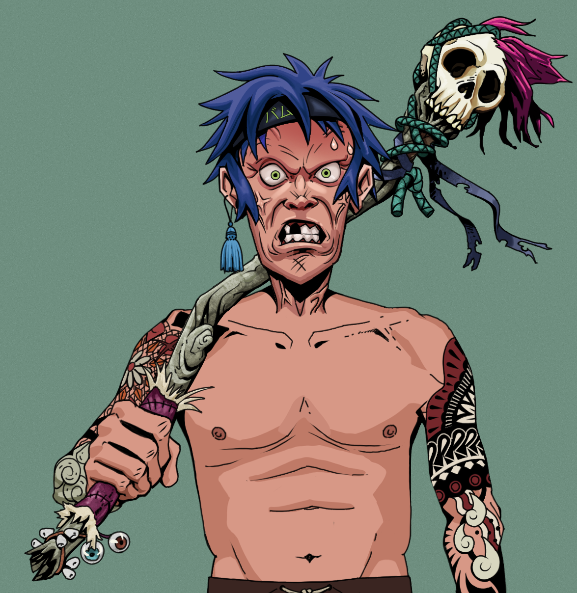 Angry Ikari — Degen Dojo fighter