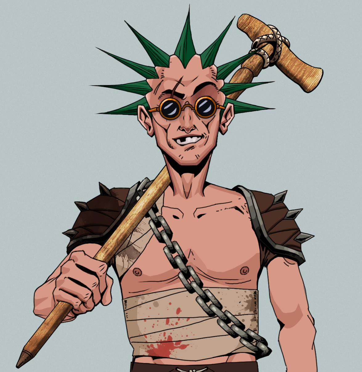 One-Eyed Itsuki — Degen Dojo fighter