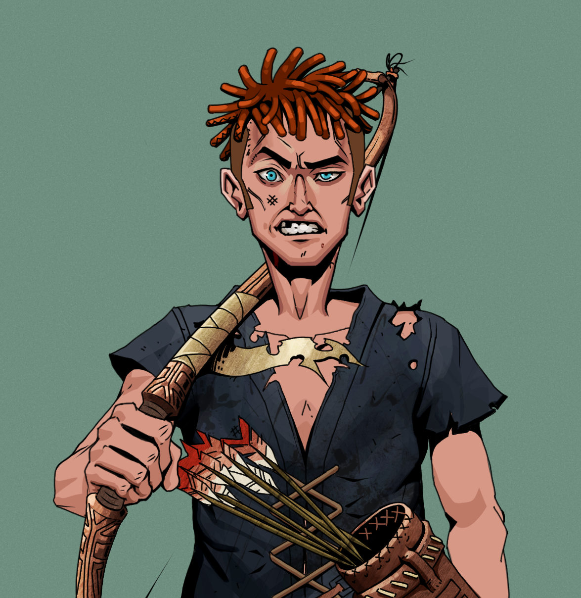 Akuma — Degen Dojo fighter