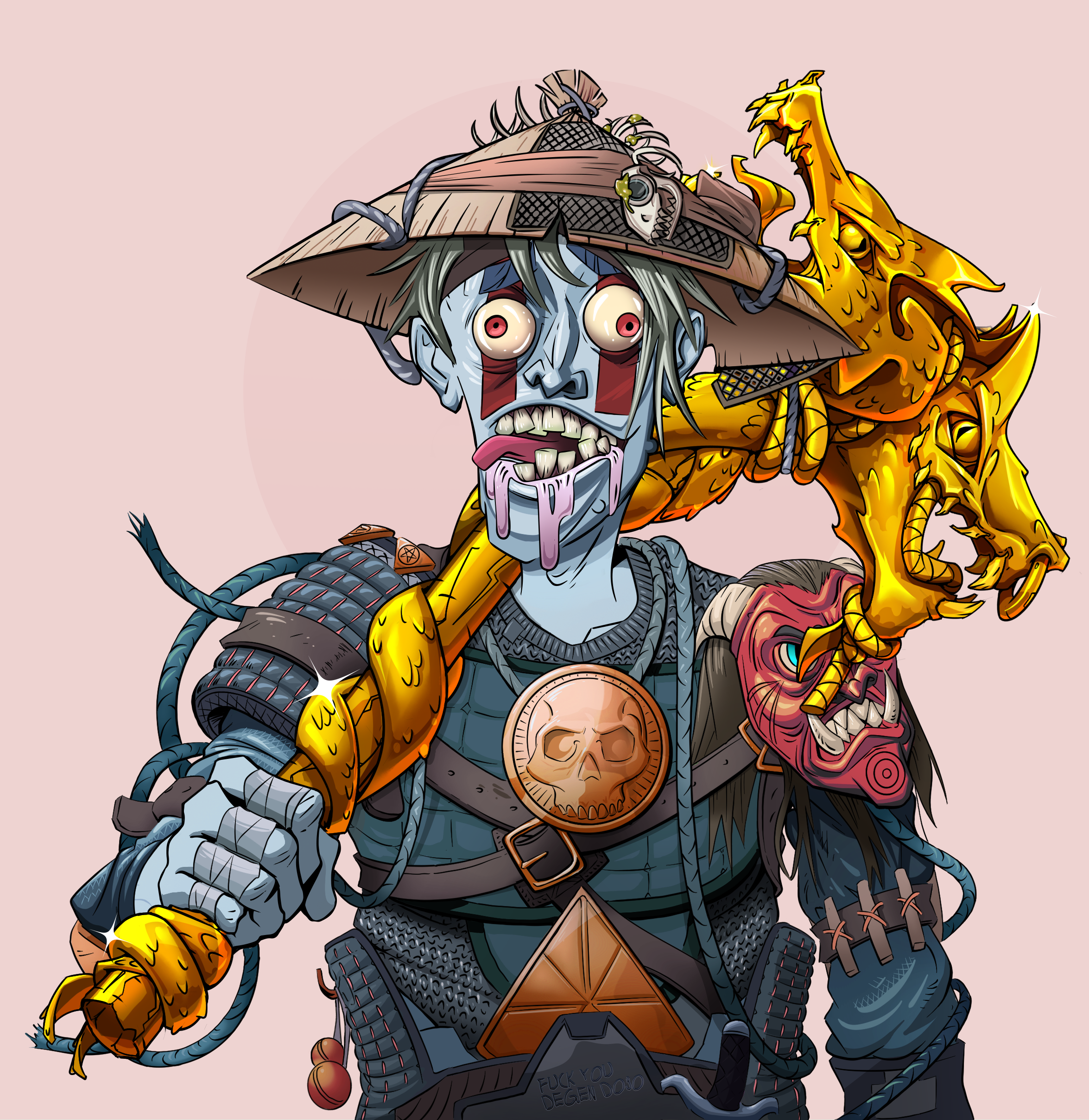 Drooling Azuma — Degen Dojo fighter