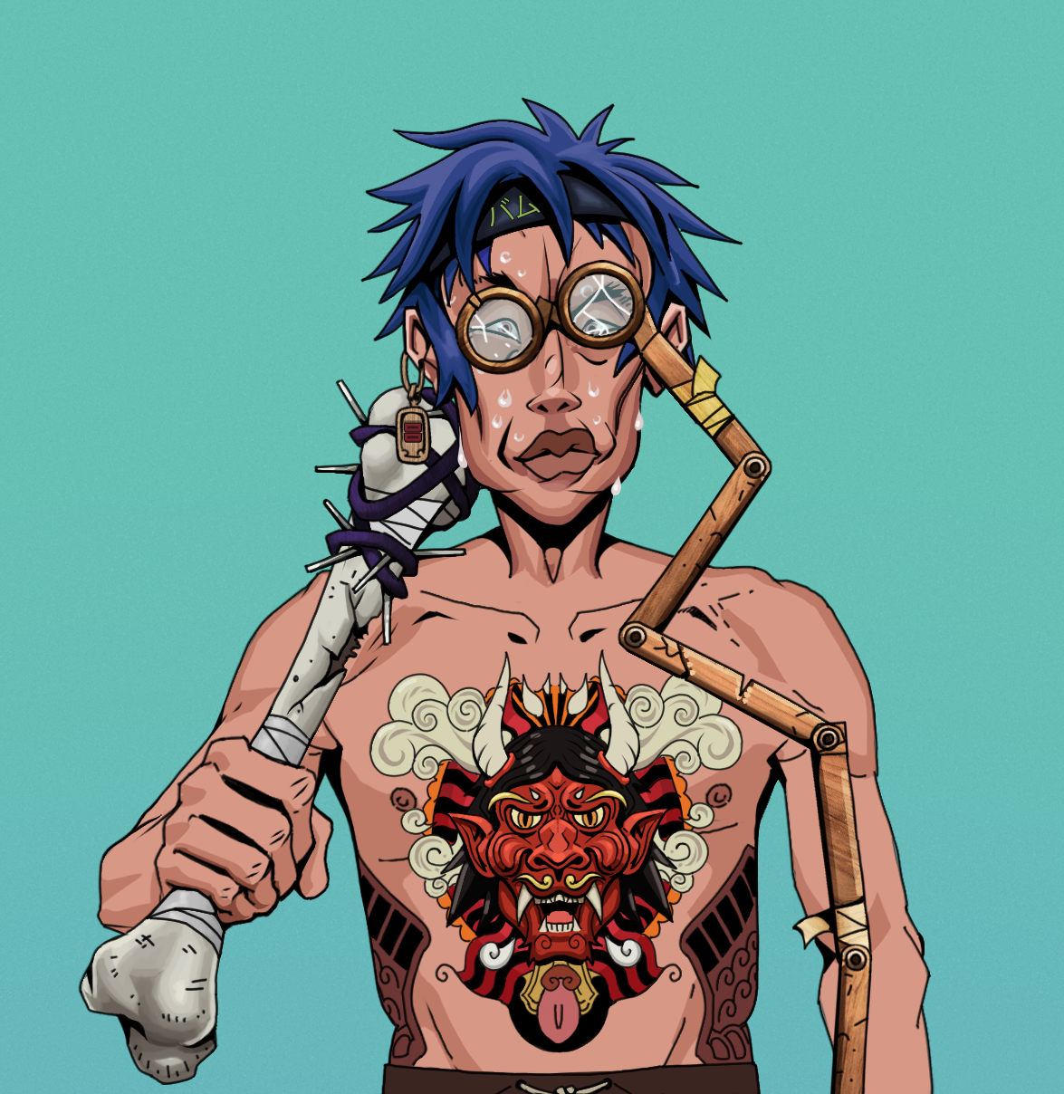 Stresshead Rin — Degen Dojo fighter