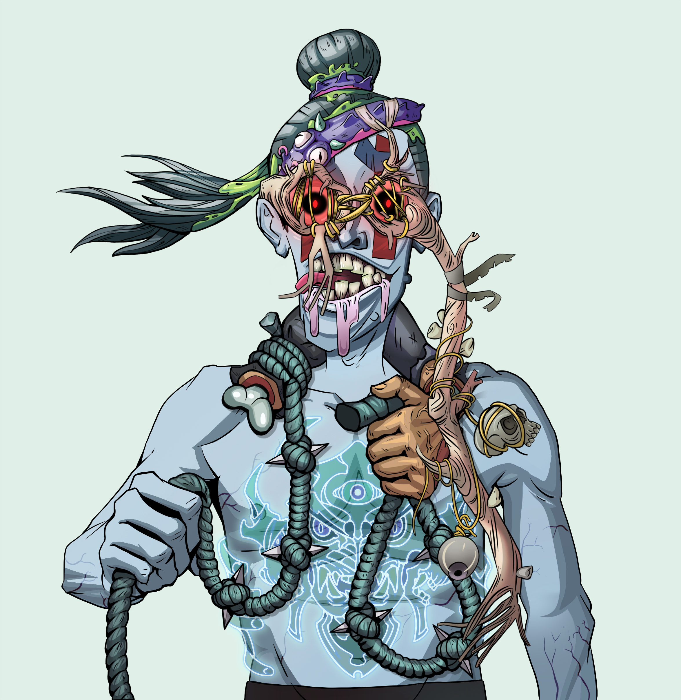 Drooling Azuma — Degen Dojo fighter