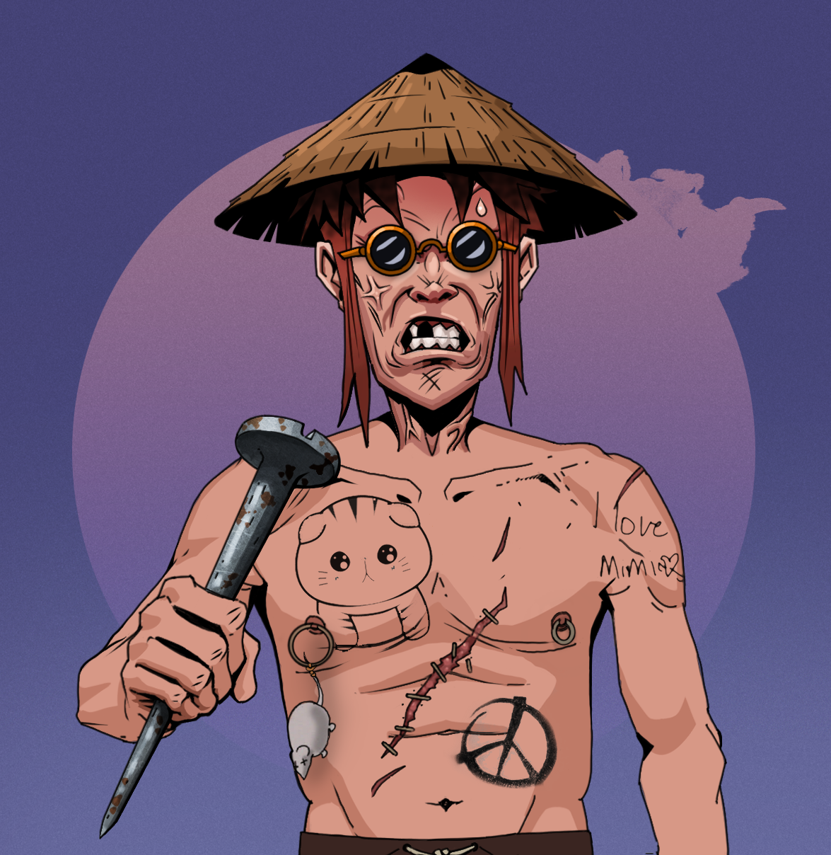 Angry Ikari — Degen Dojo fighter