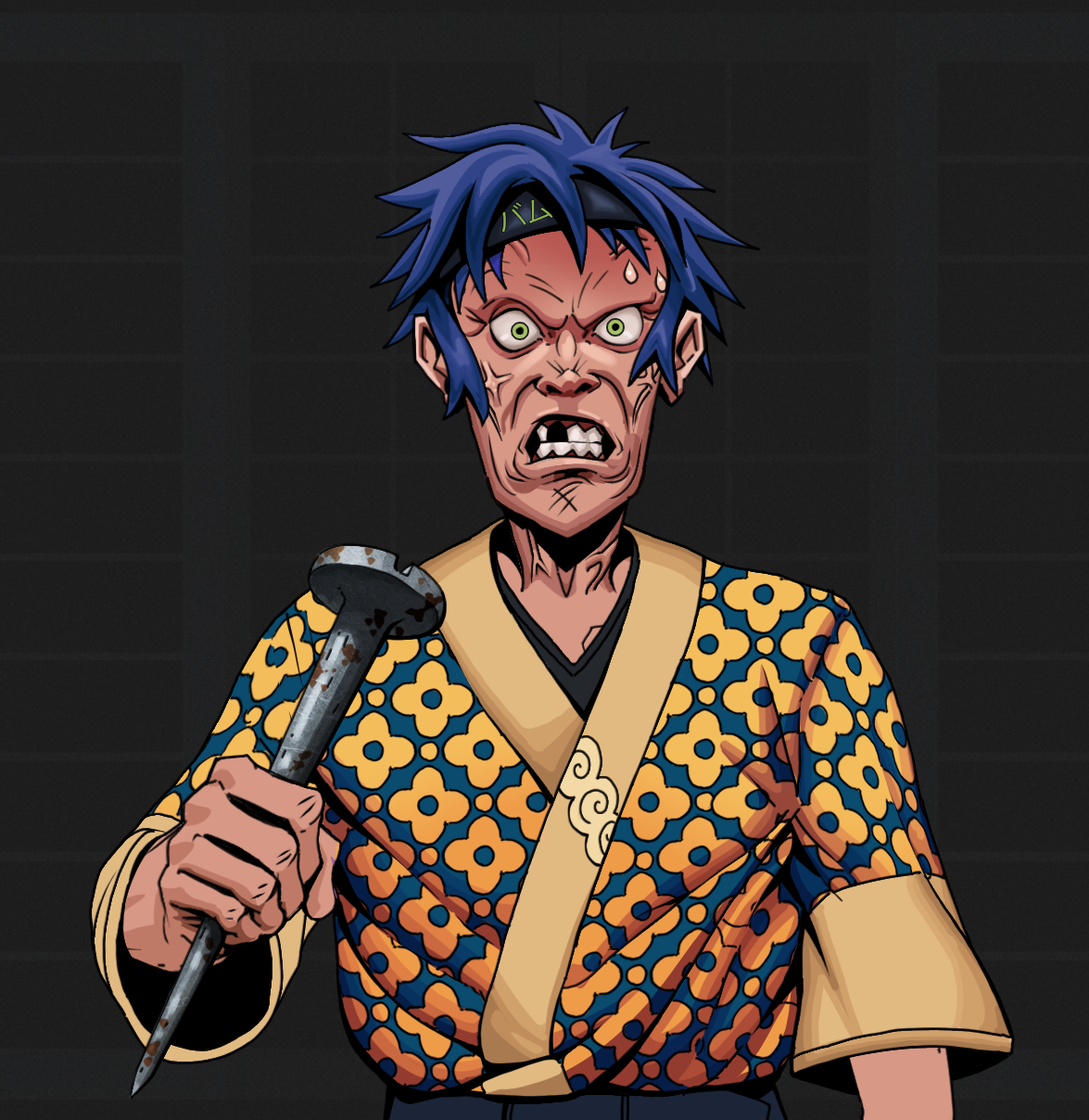 Angry Ikari — Degen Dojo fighter