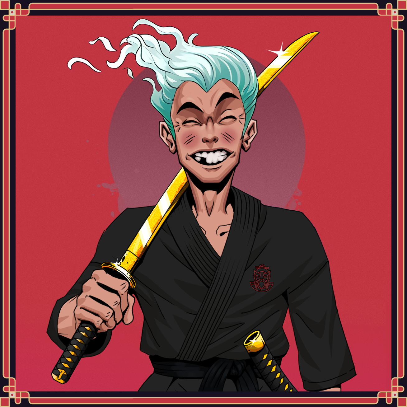 Falling Head Push — Degen Dojo Special Move