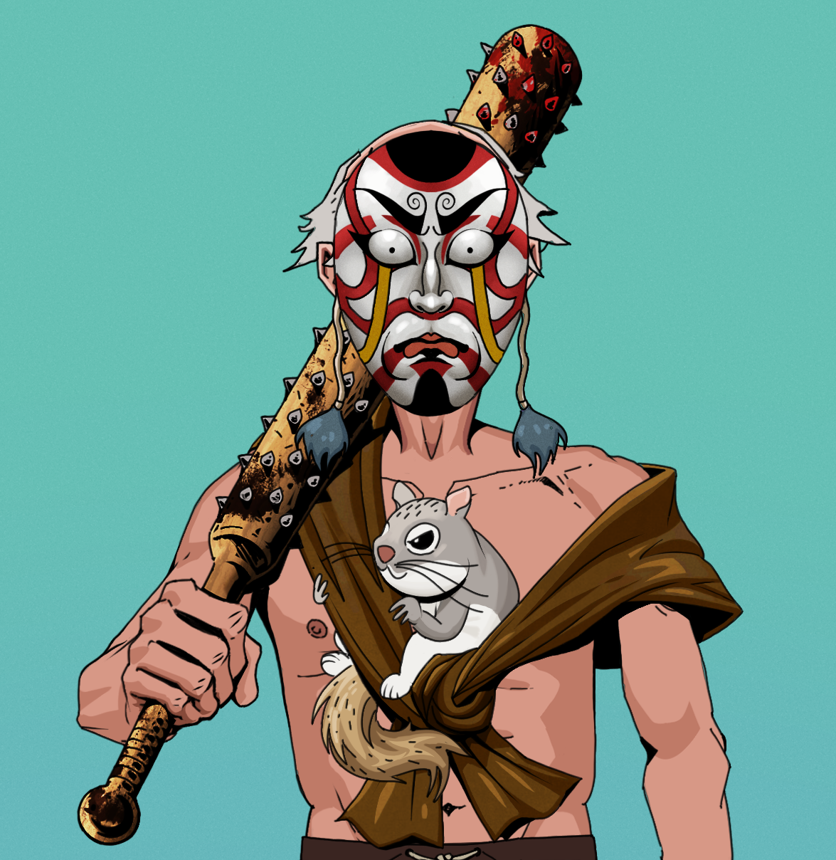 Akuma — Degen Dojo fighter