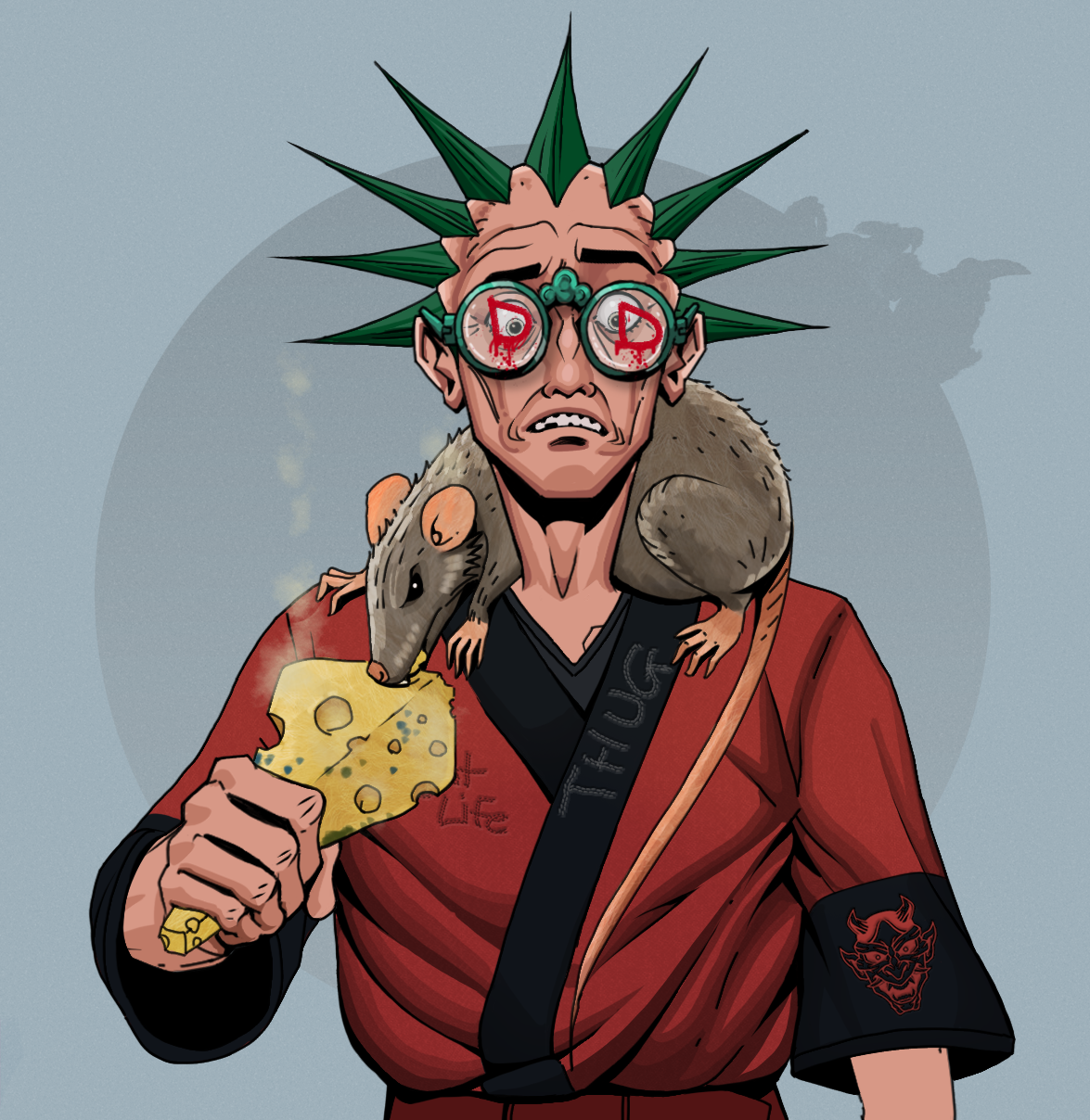 Shitless Botan — Degen Dojo fighter