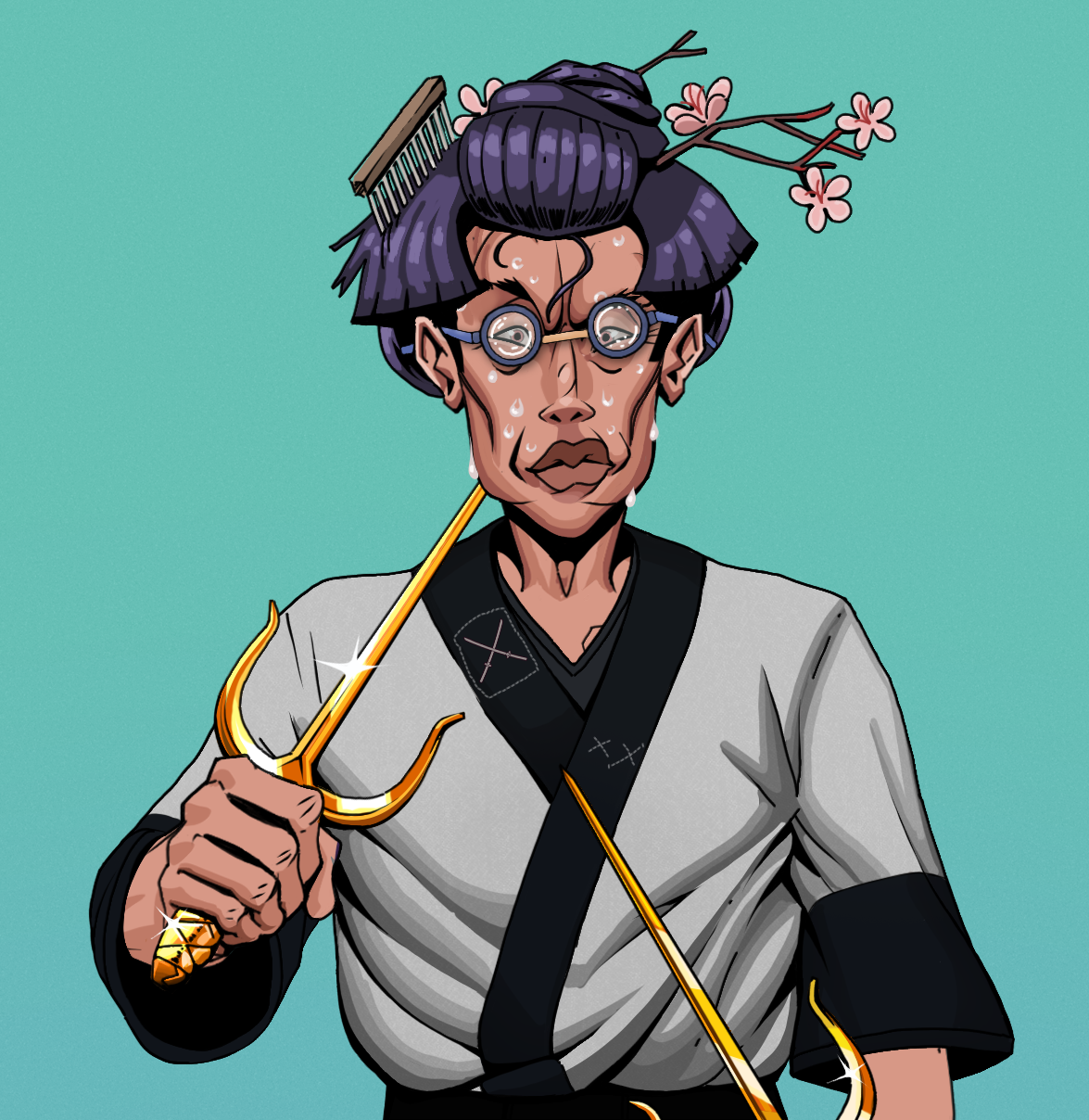 Stresshead Rin — Degen Dojo fighter