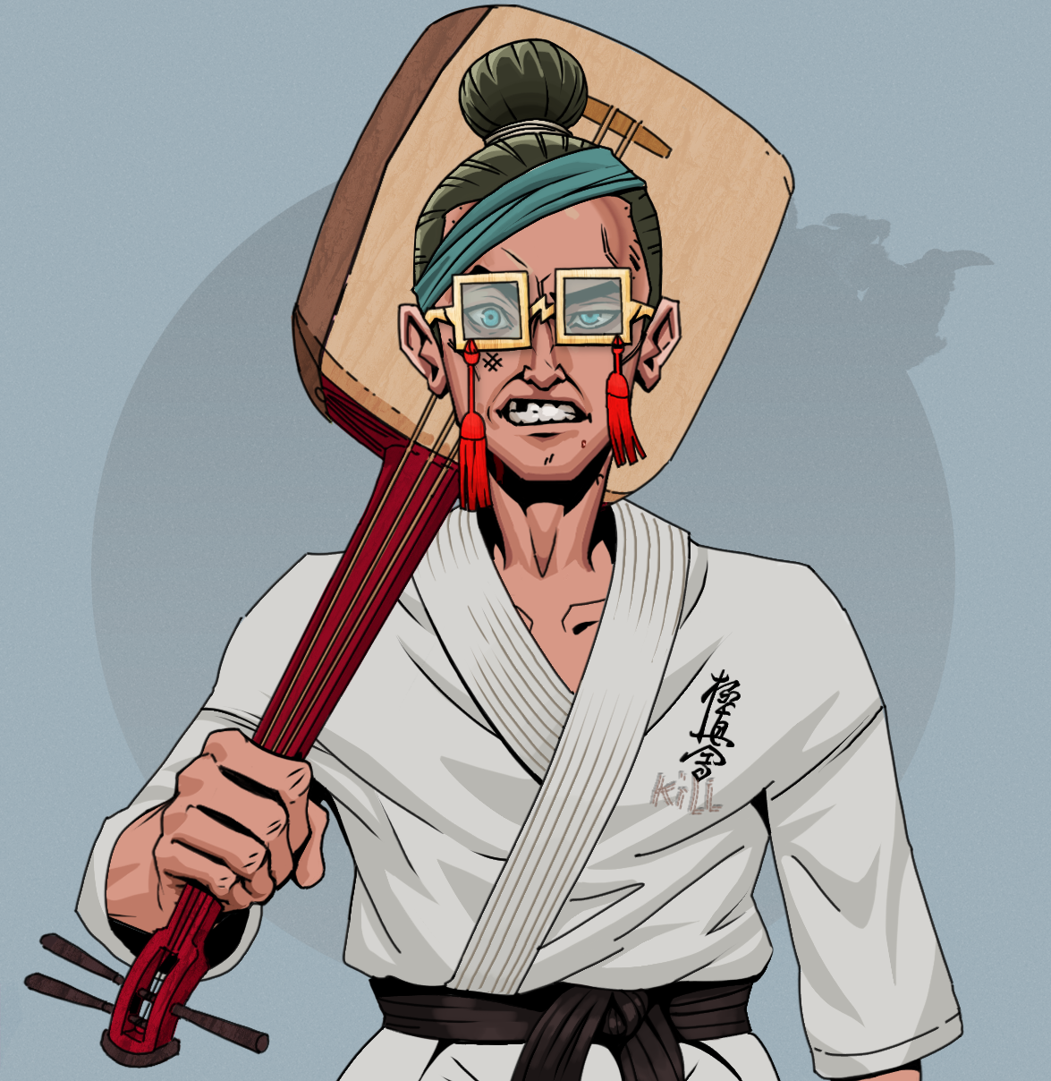 Akuma — Degen Dojo fighter