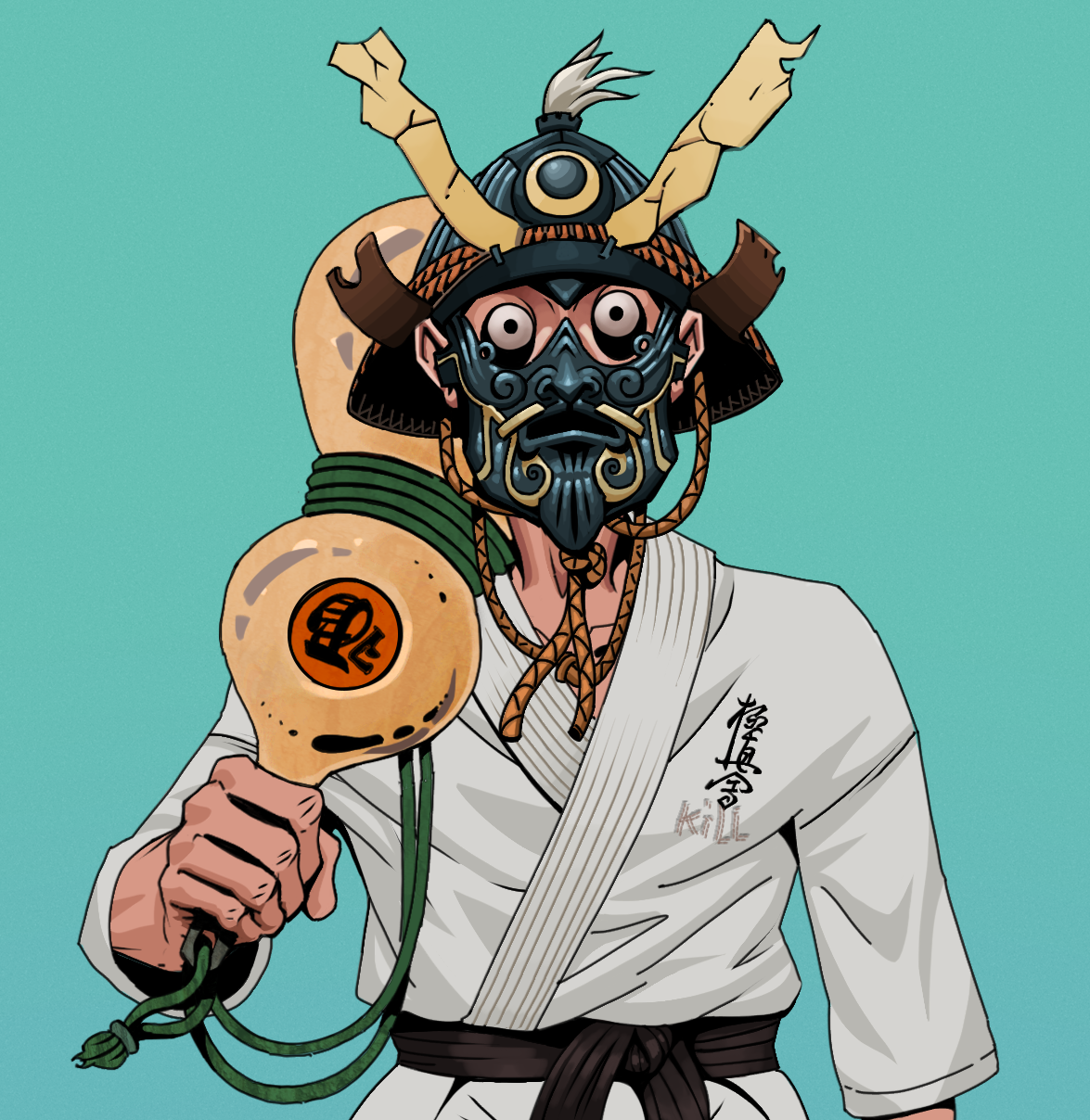 Drooling Azuma — Degen Dojo fighter