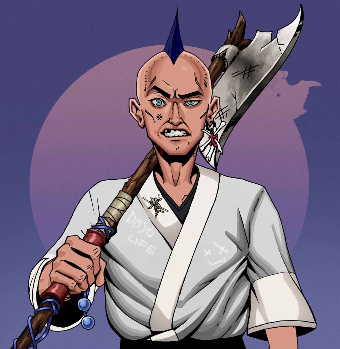 Akuma — Degen Dojo fighter