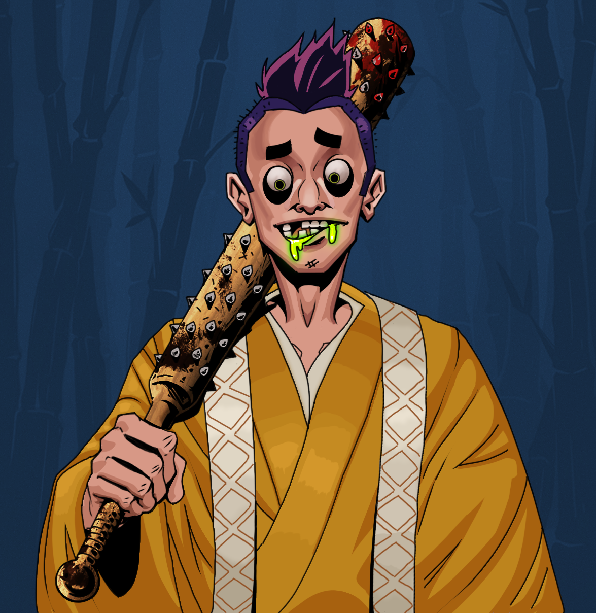 Toxic Azuma — Degen Dojo fighter