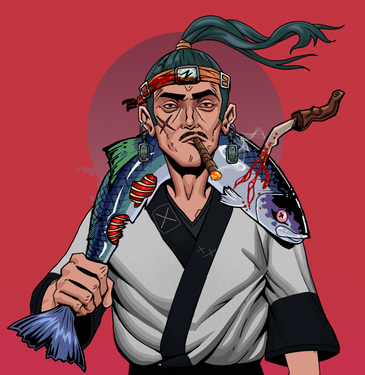 Raikou The Stoner — Degen Dojo fighter