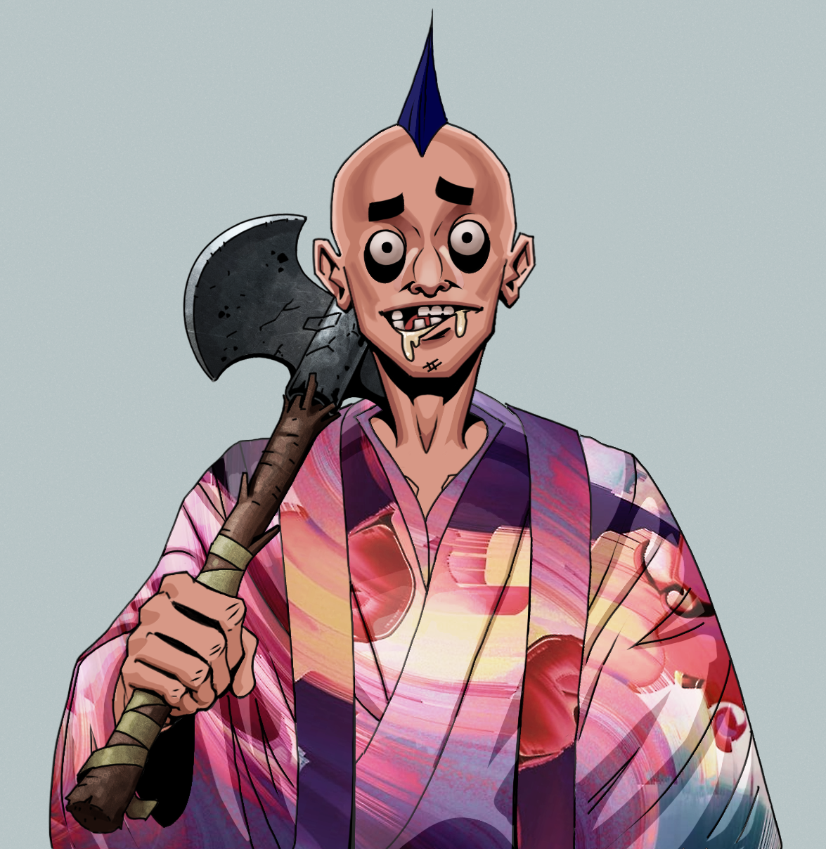 Drooling Azuma — Degen Dojo fighter