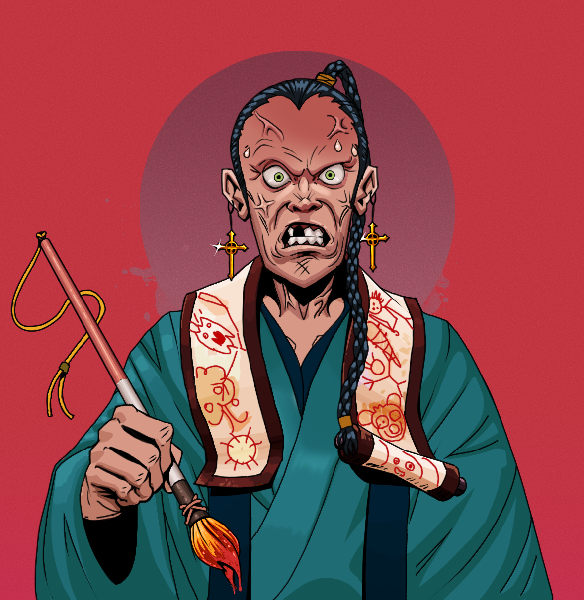 Angry Ikari — Degen Dojo fighter