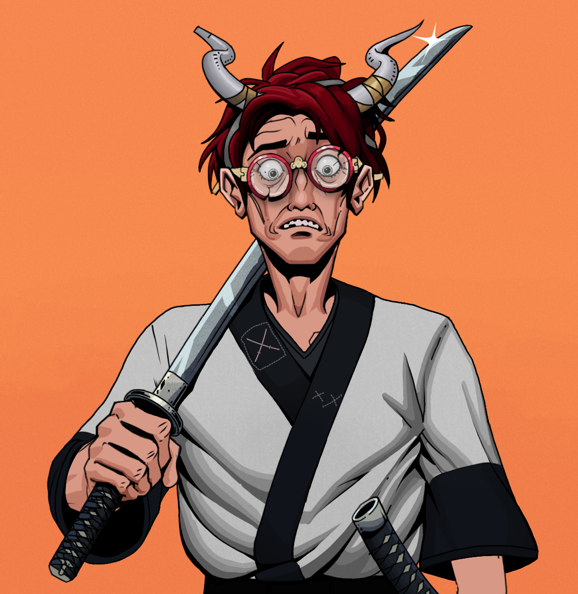Shitless Botan — Degen Dojo fighter