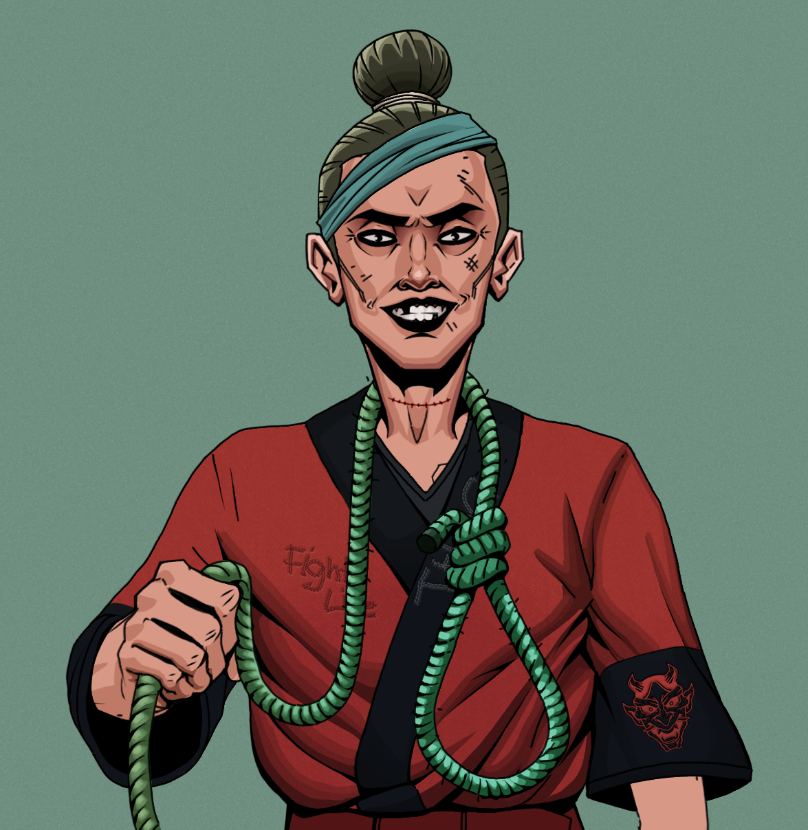 Junichiro Reborn — Degen Dojo fighter