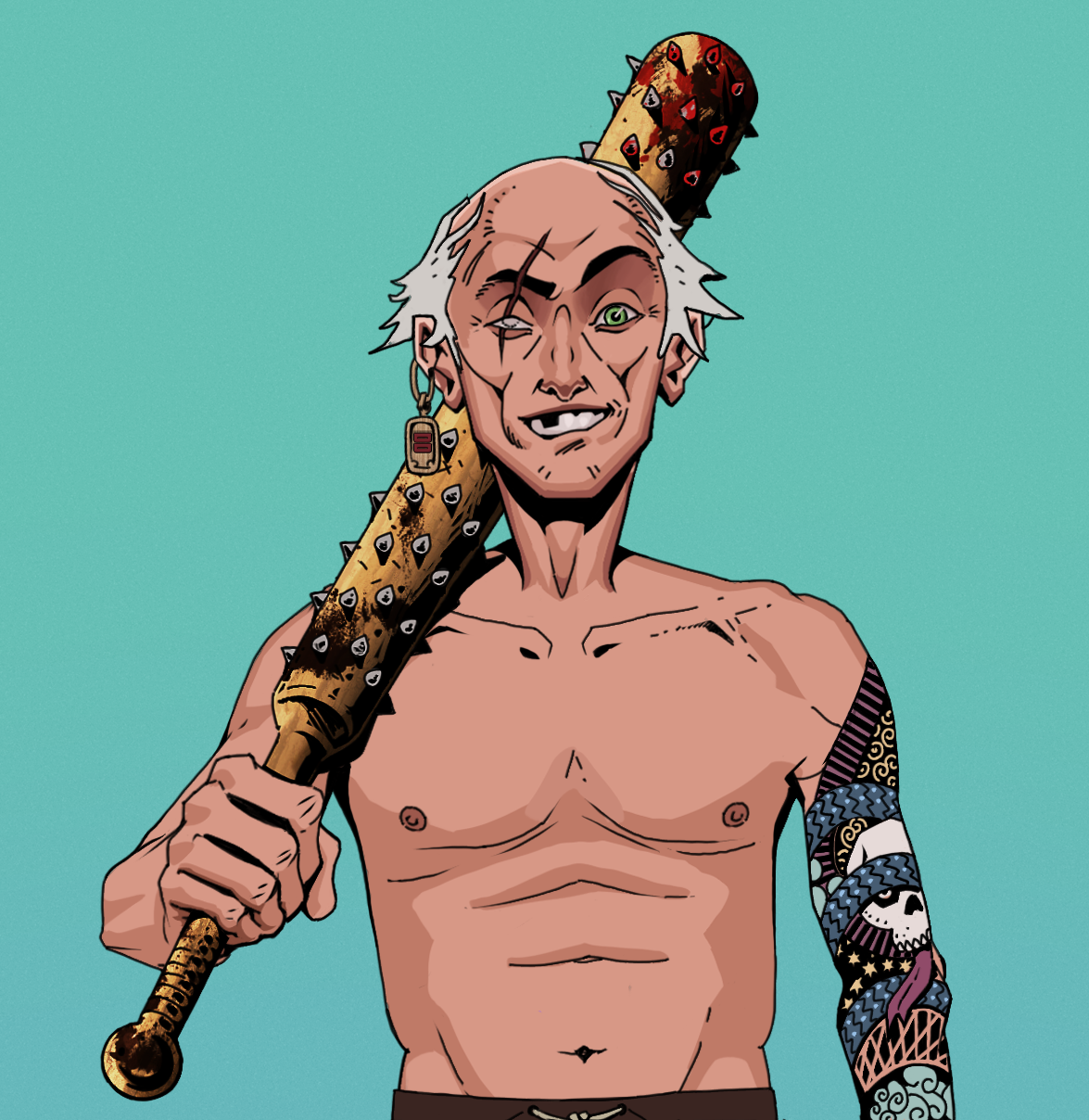 One-Eyed Itsuki — Degen Dojo fighter