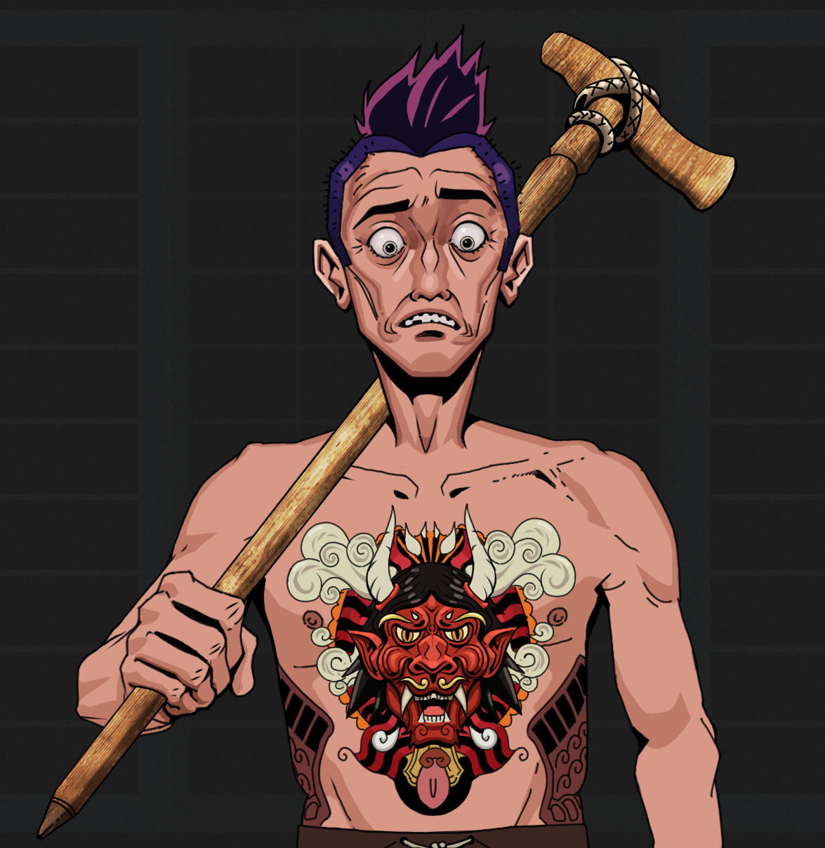 Shitless Botan — Degen Dojo fighter