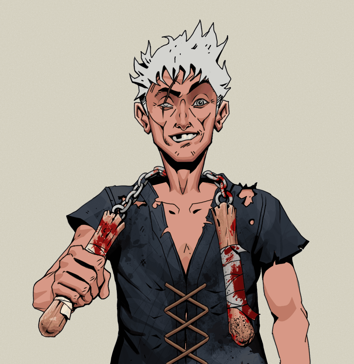 One-Eyed Itsuki — Degen Dojo fighter