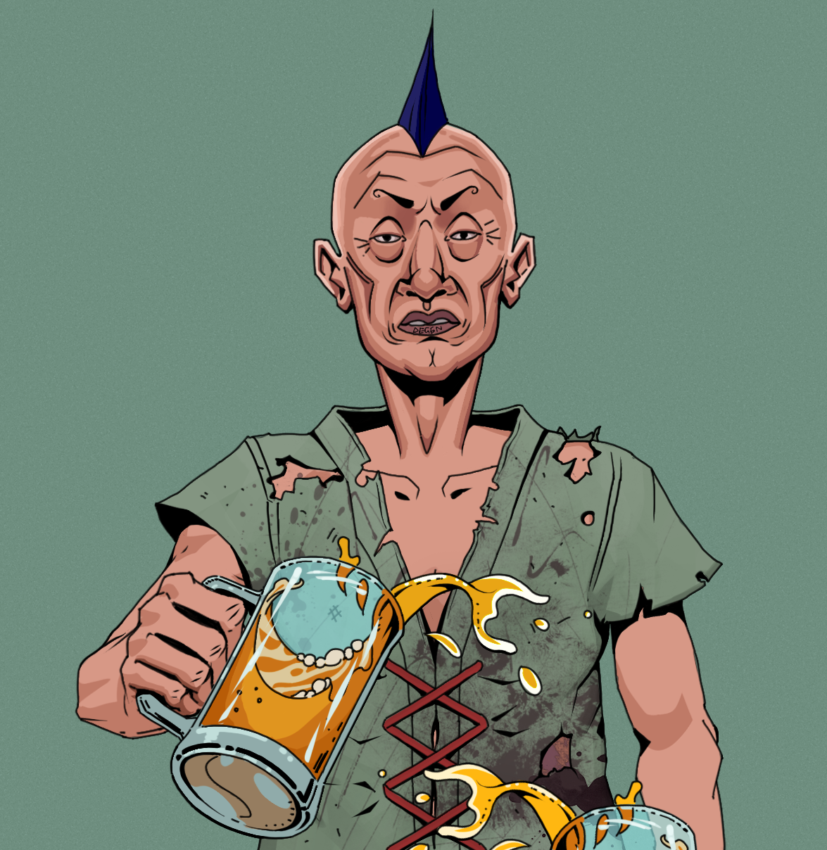 Goro — Degen Dojo fighter