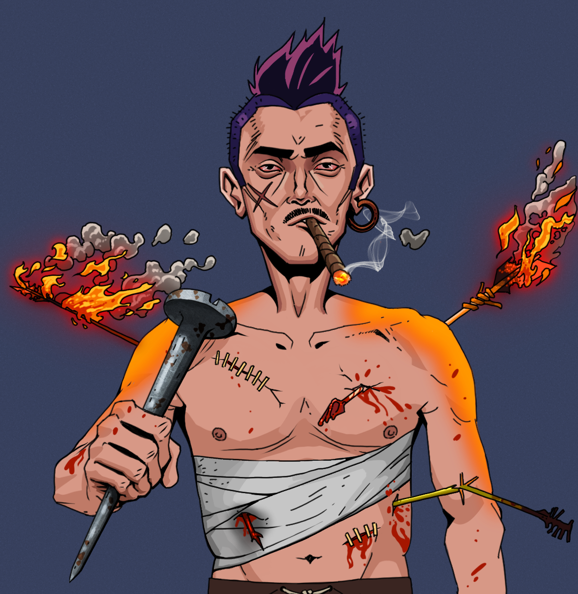 Raikou The Stoner — Degen Dojo fighter