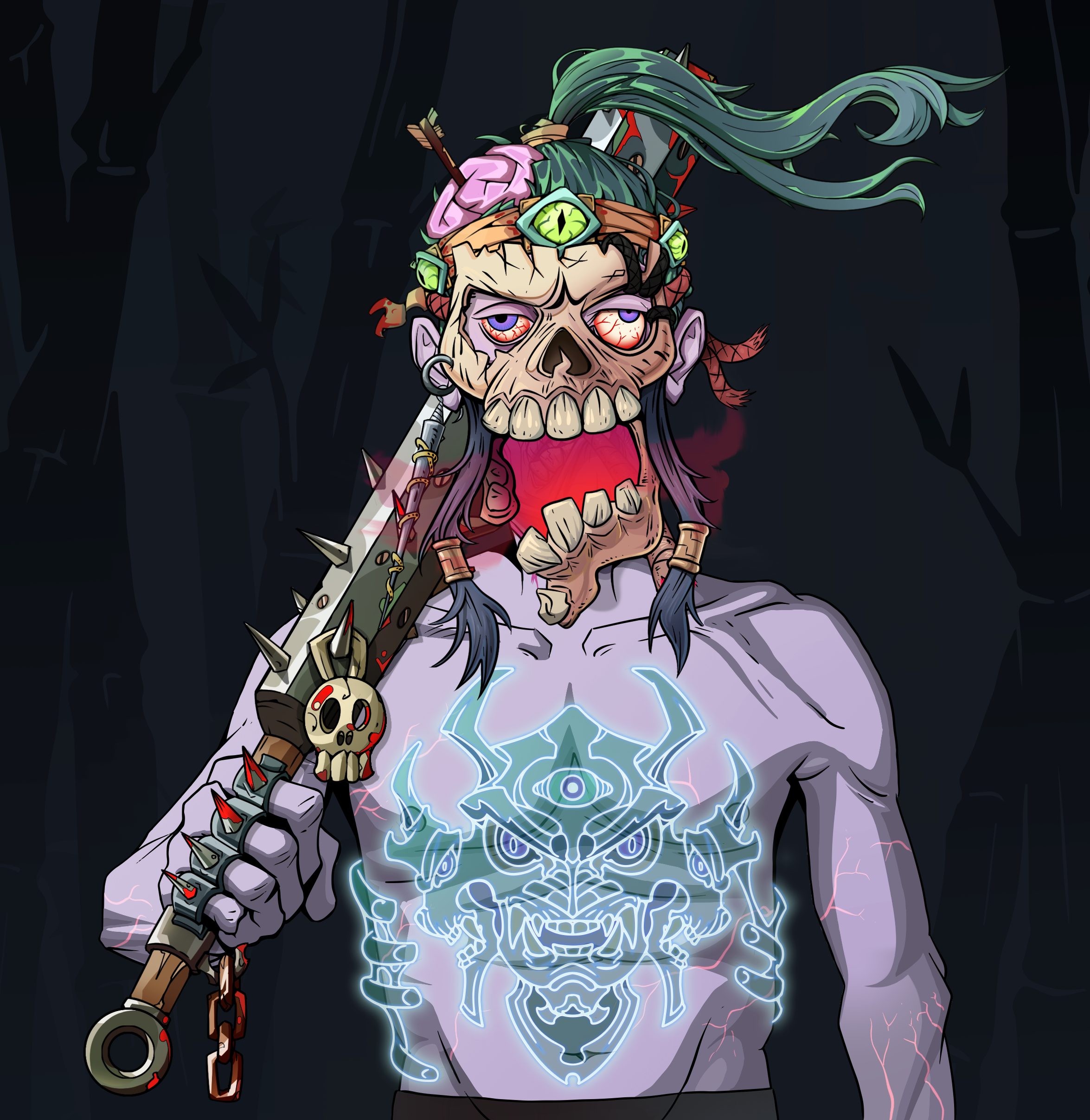Raikou The Stoner — Degen Dojo fighter