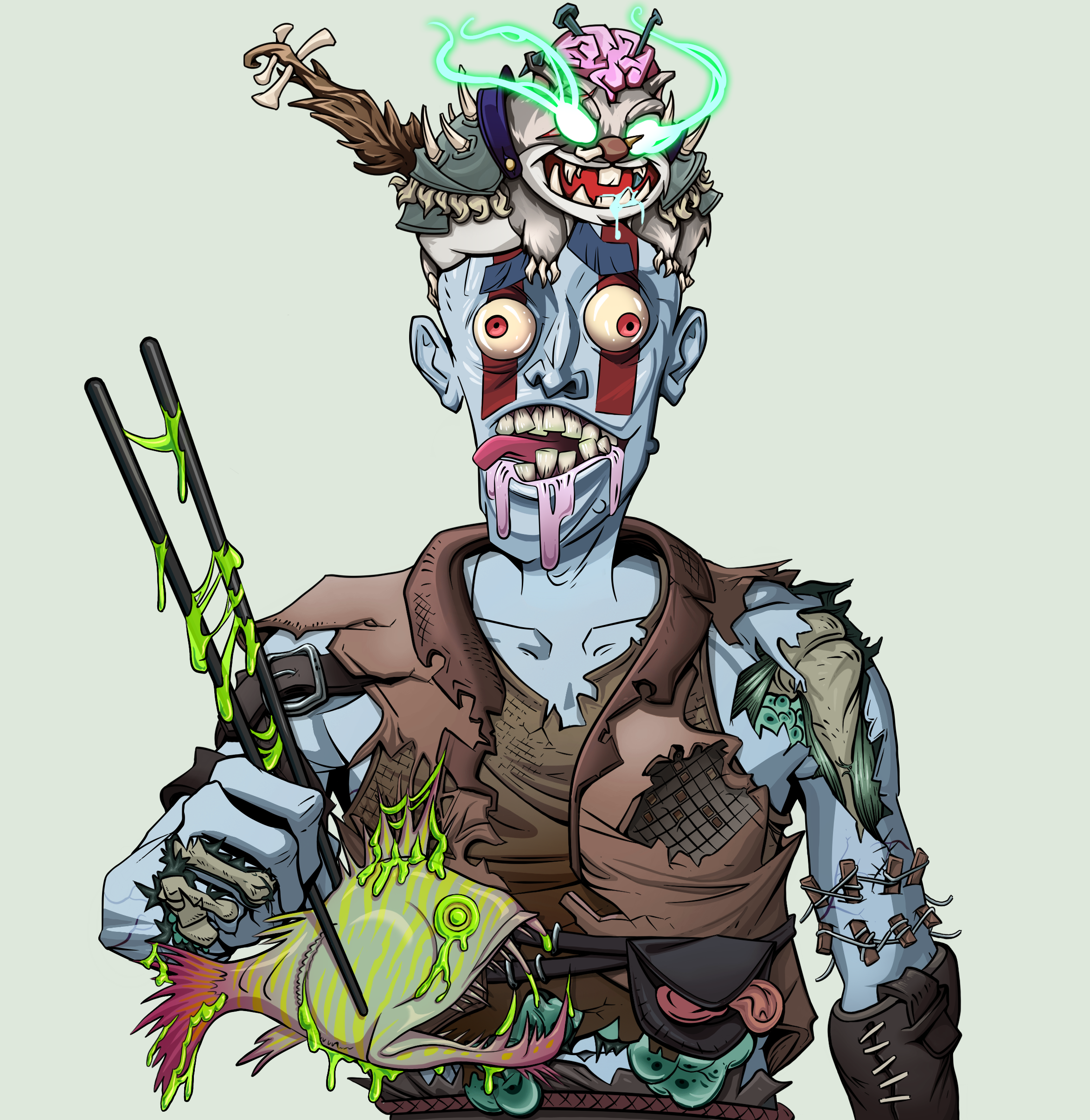 Drooling Azuma — Degen Dojo fighter