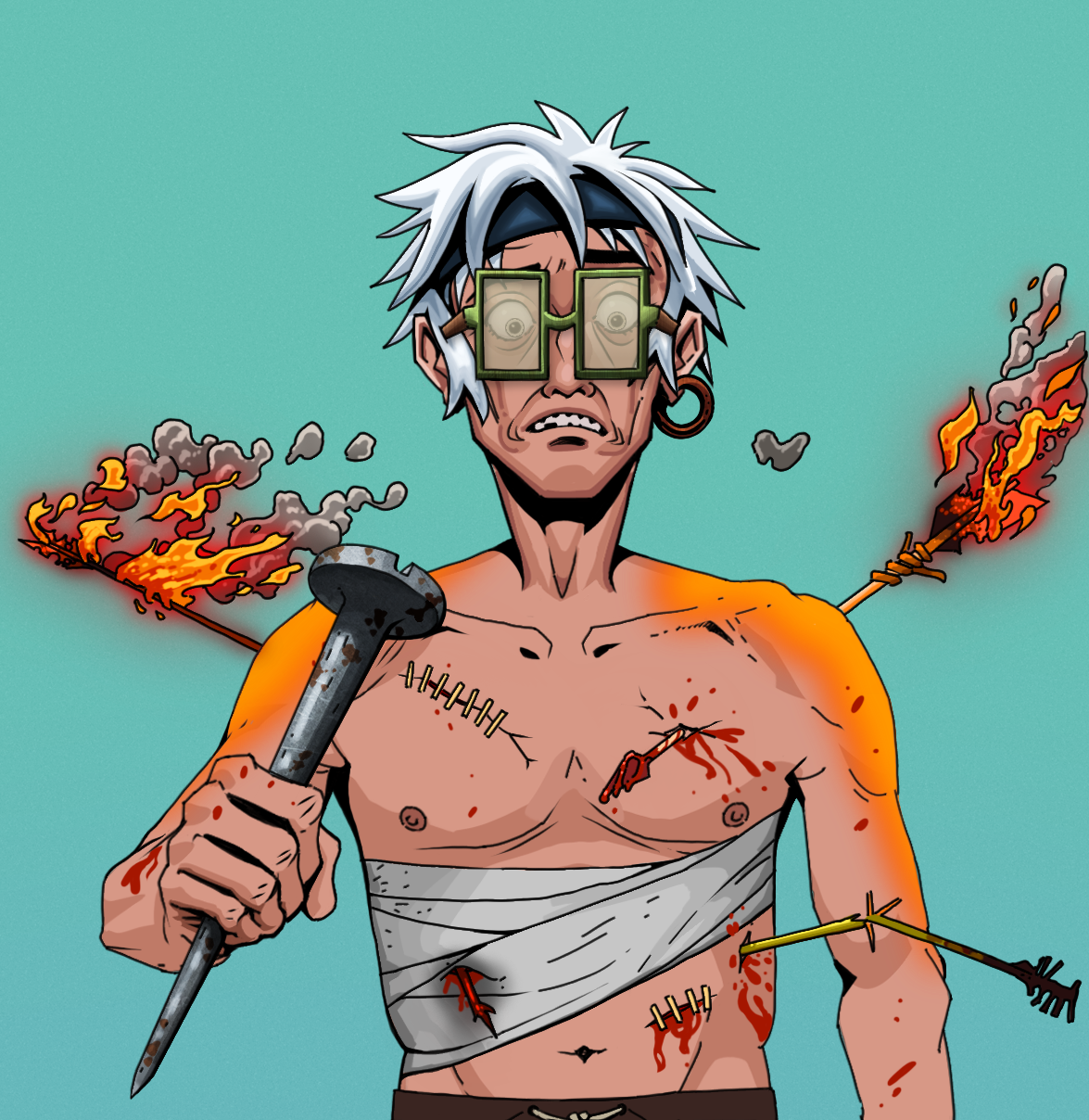 Shitless Botan — Degen Dojo fighter