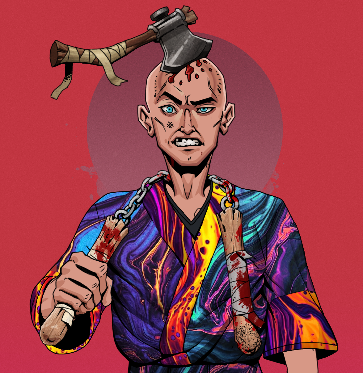 Akuma — Degen Dojo fighter