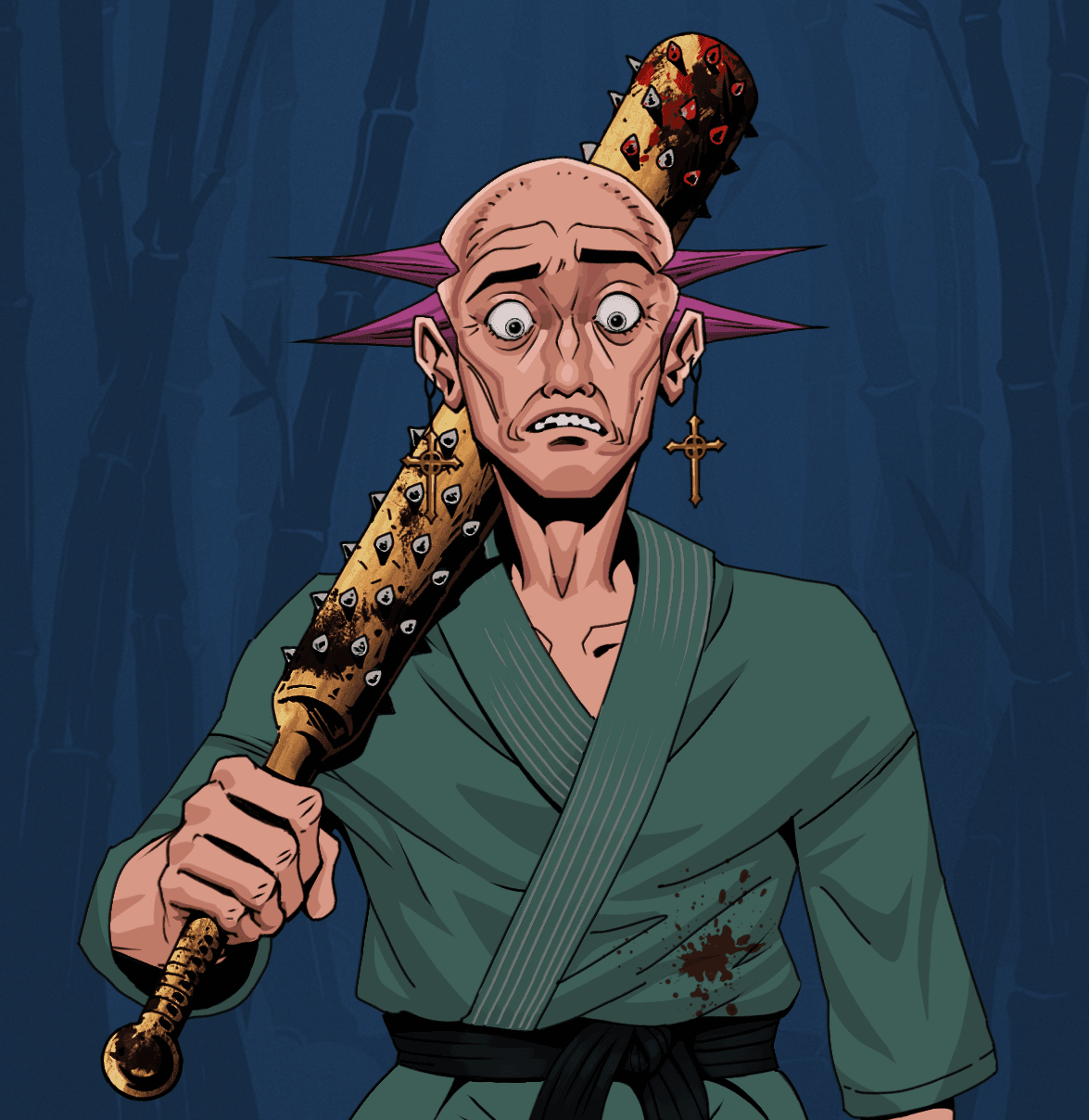 Shitless Botan — Degen Dojo fighter