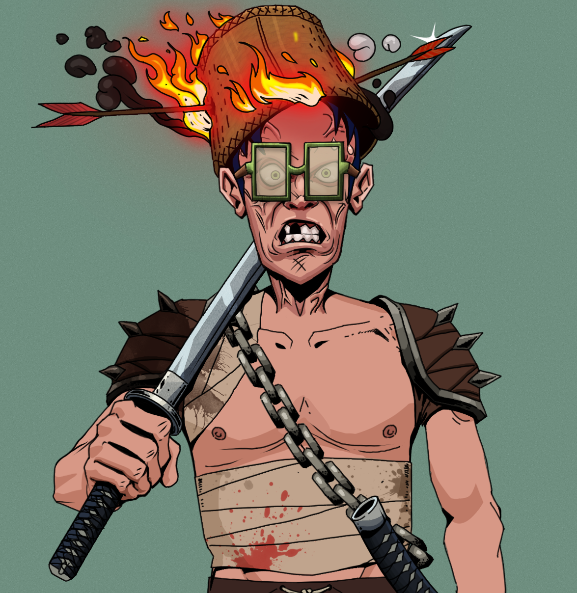 Angry Ikari — Degen Dojo fighter