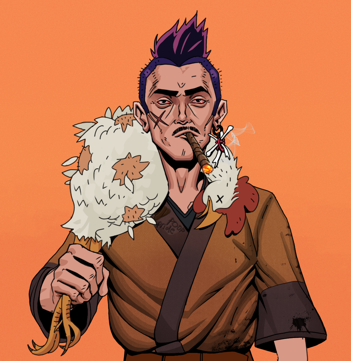 Raikou The Stoner — Degen Dojo fighter