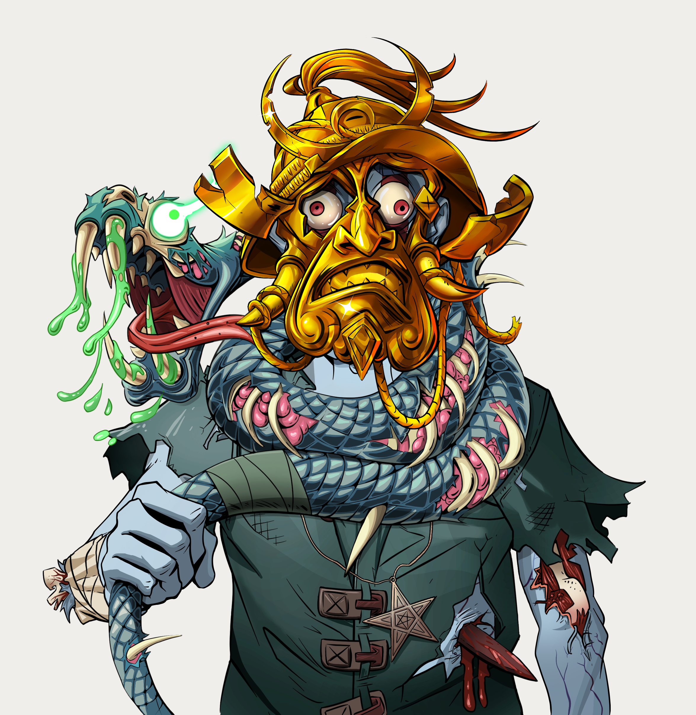 Golden Kabuto — Degen Dojo Hair
