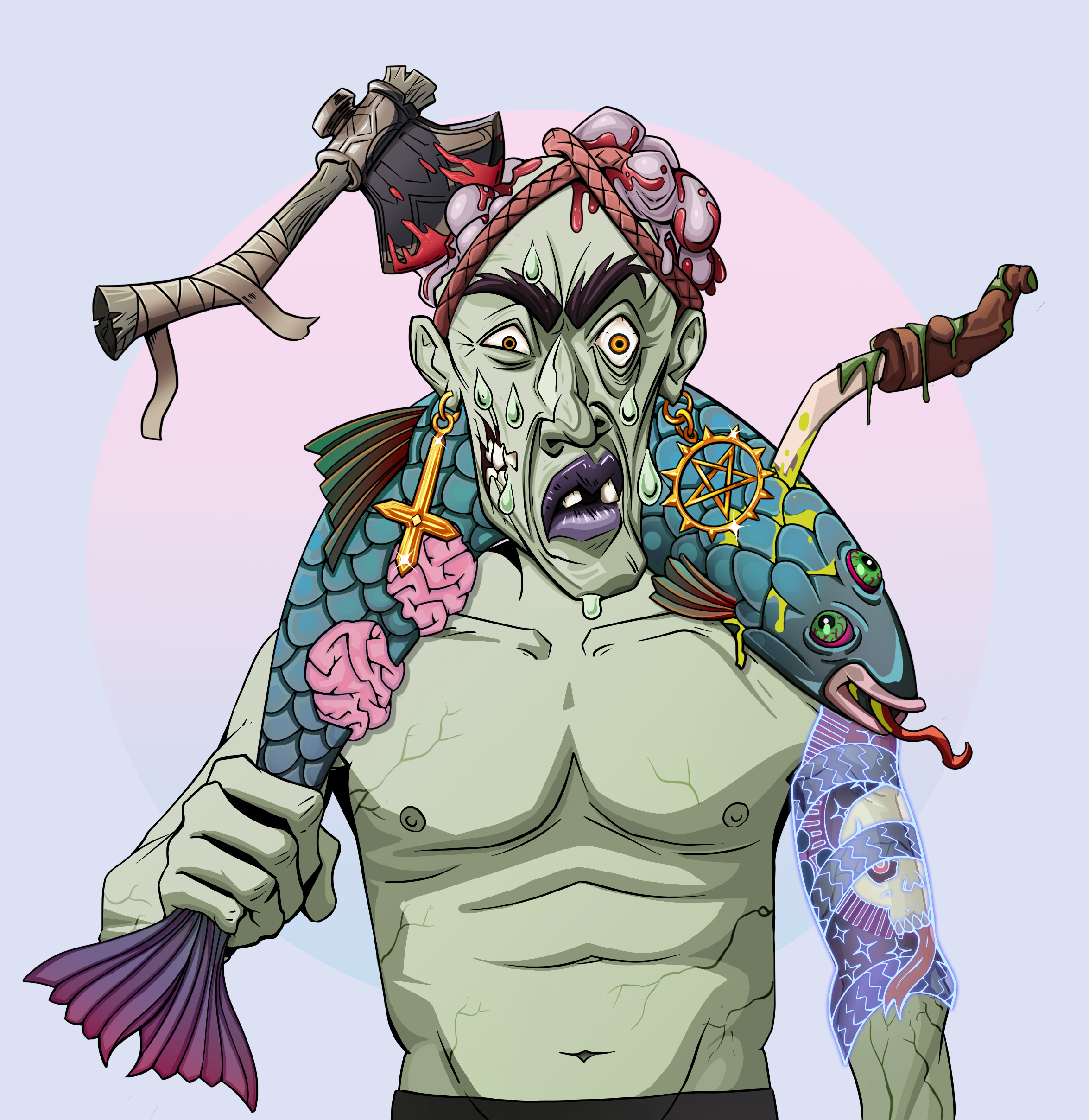 Stresshead Rin — Degen Dojo fighter