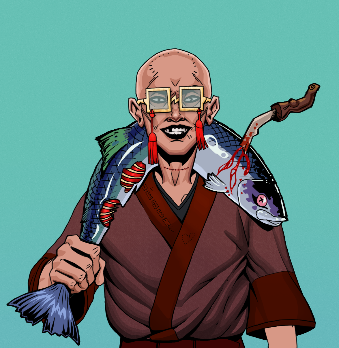 Junichiro Reborn — Degen Dojo fighter