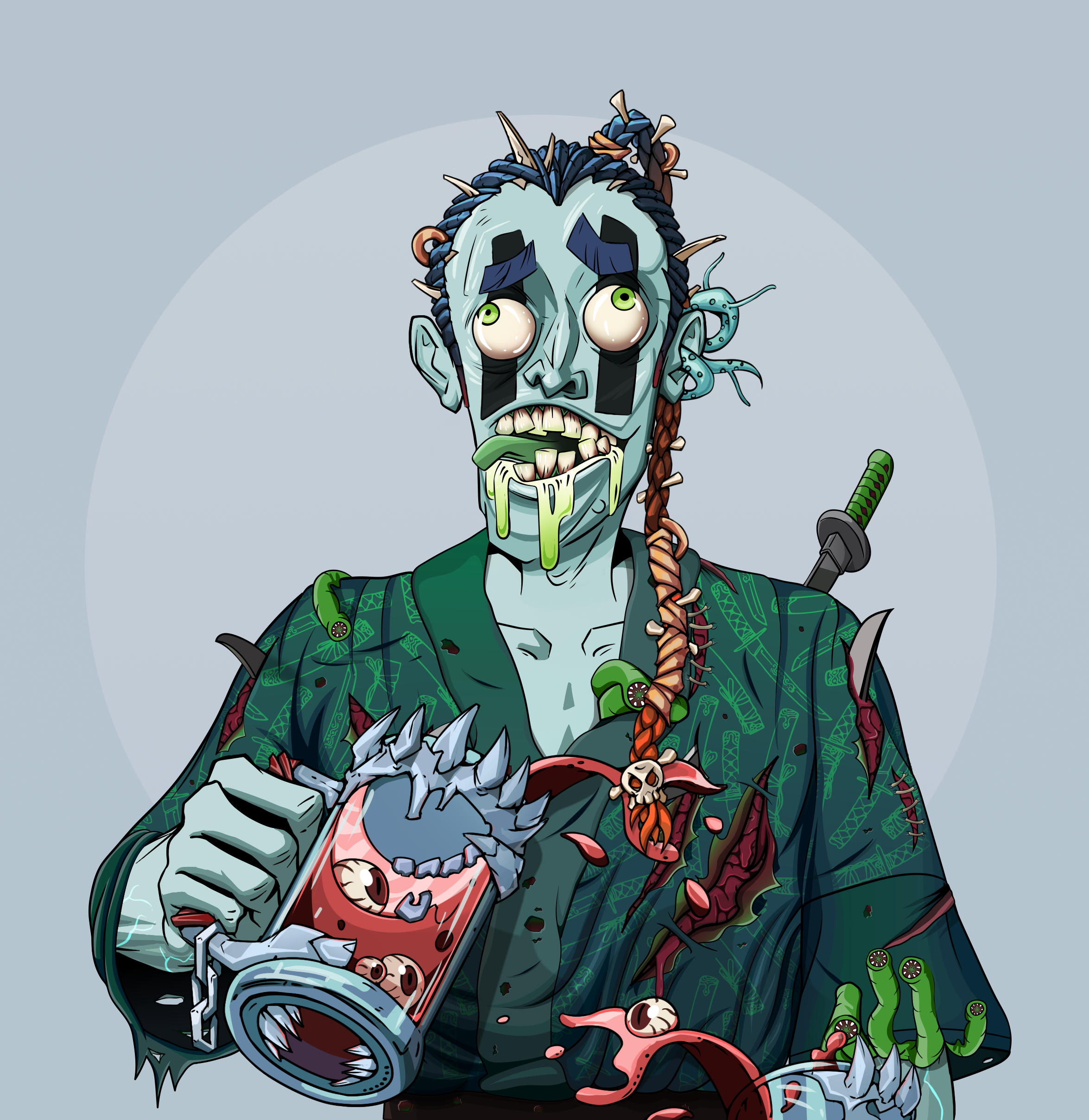 Toxic Azuma — Degen Dojo fighter