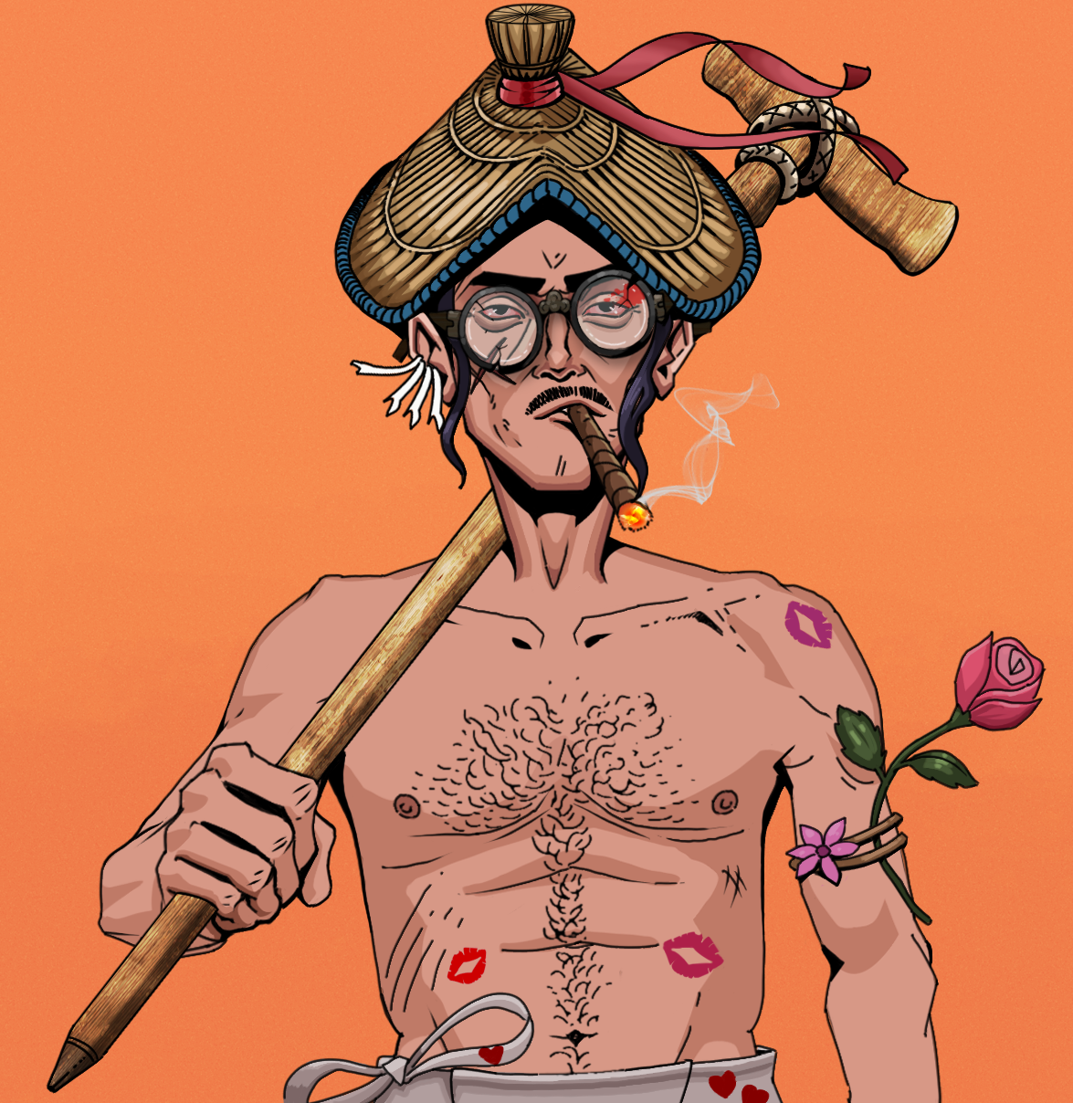 Raikou The Stoner — Degen Dojo fighter