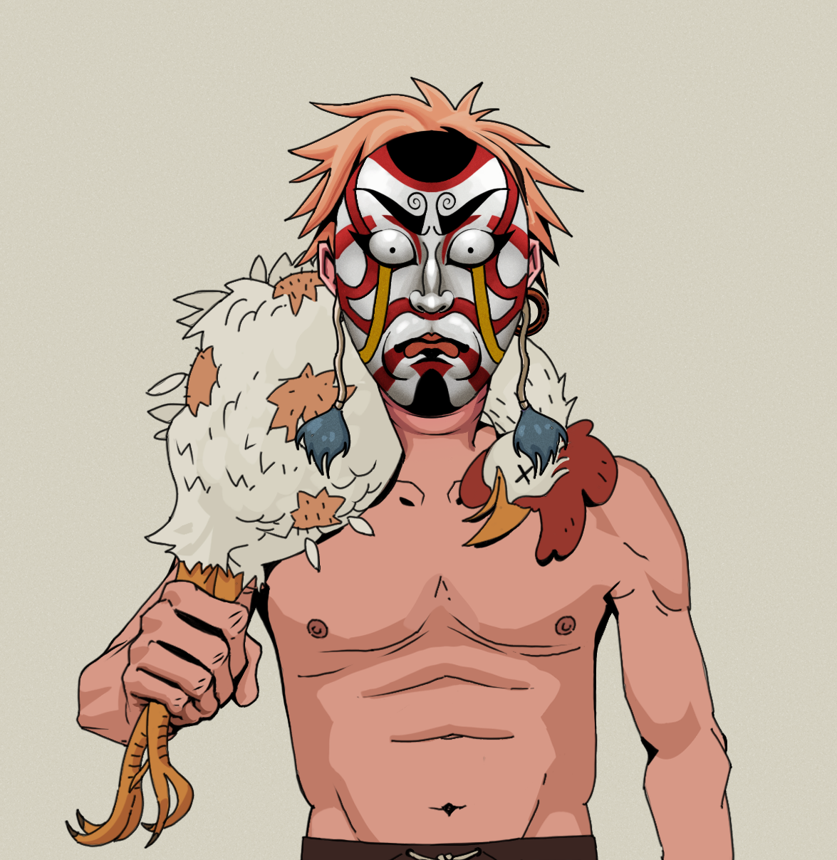 Tiger Headband Ruffian — Degen Dojo Hair