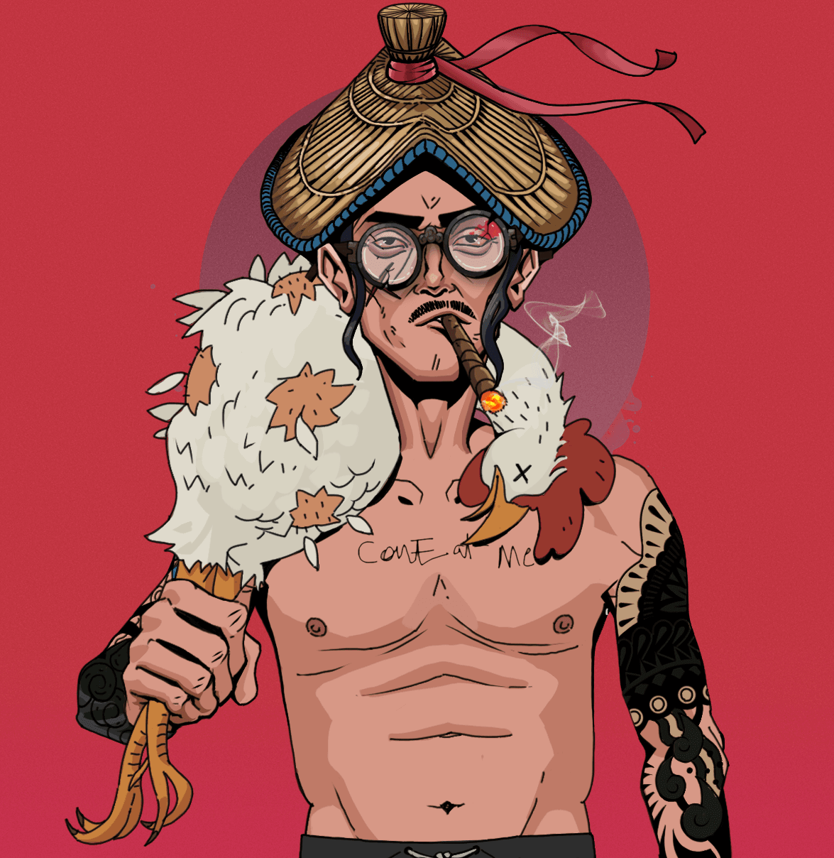 Raikou The Stoner — Degen Dojo fighter