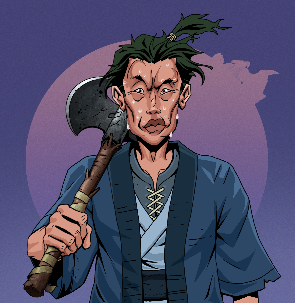 Stresshead Rin — Degen Dojo fighter
