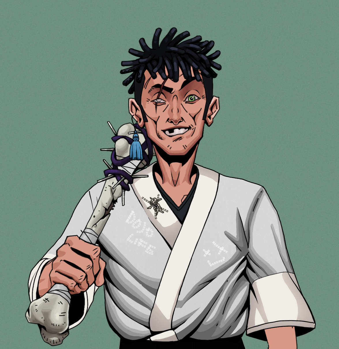 One-Eyed Itsuki — Degen Dojo fighter