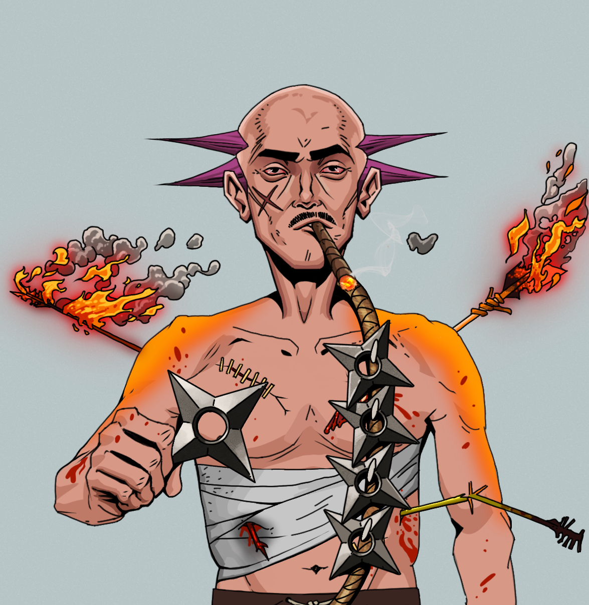 Raikou The Stoner — Degen Dojo fighter