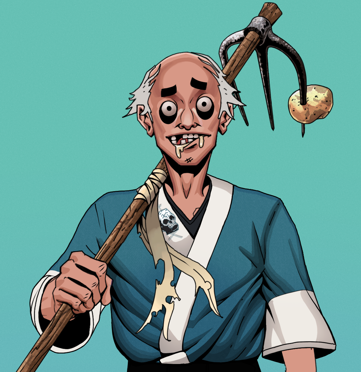 Drooling Azuma — Degen Dojo fighter