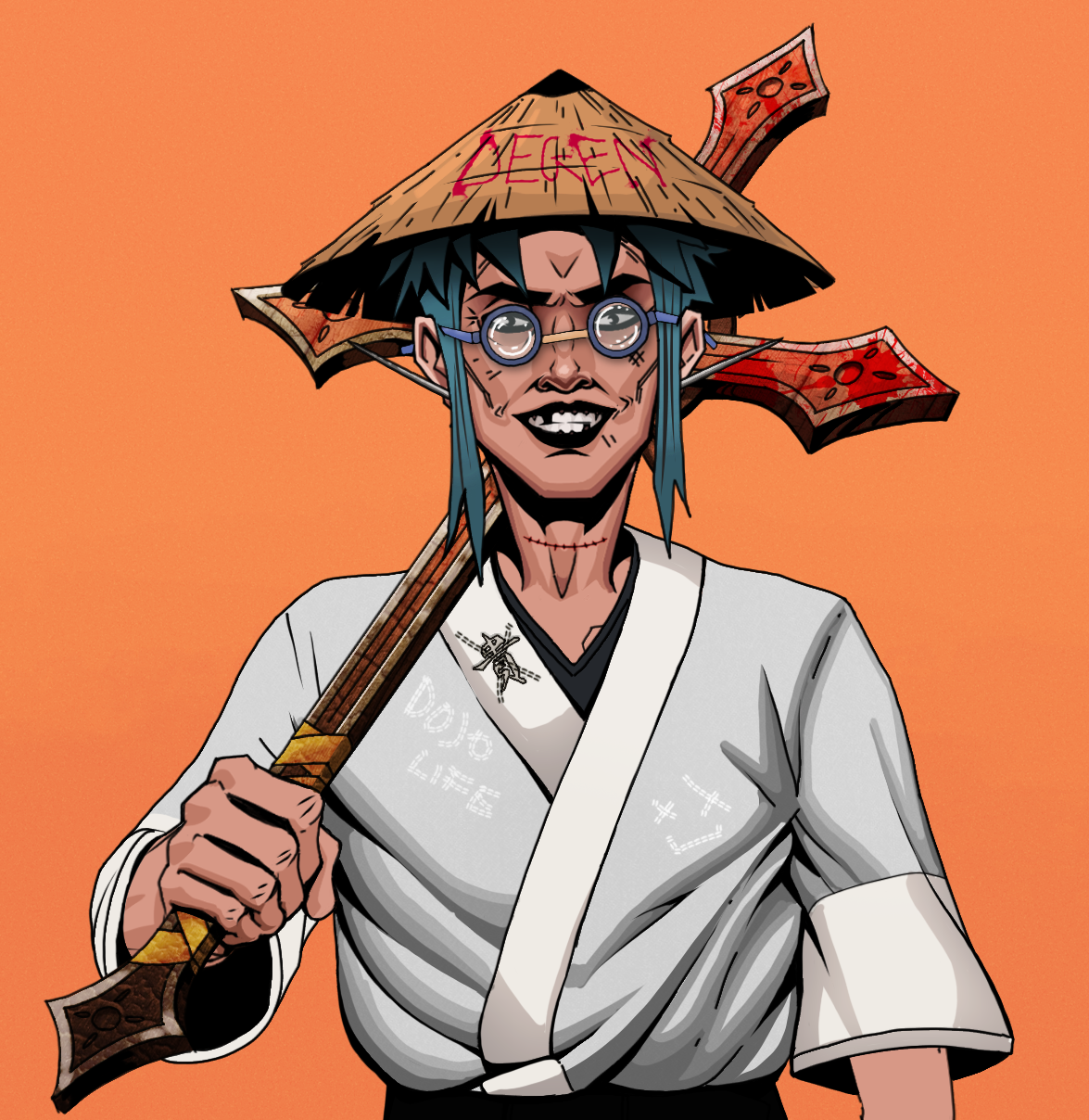 Junichiro Reborn — Degen Dojo fighter
