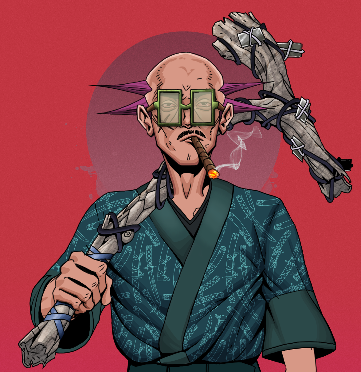 Raikou The Stoner — Degen Dojo fighter