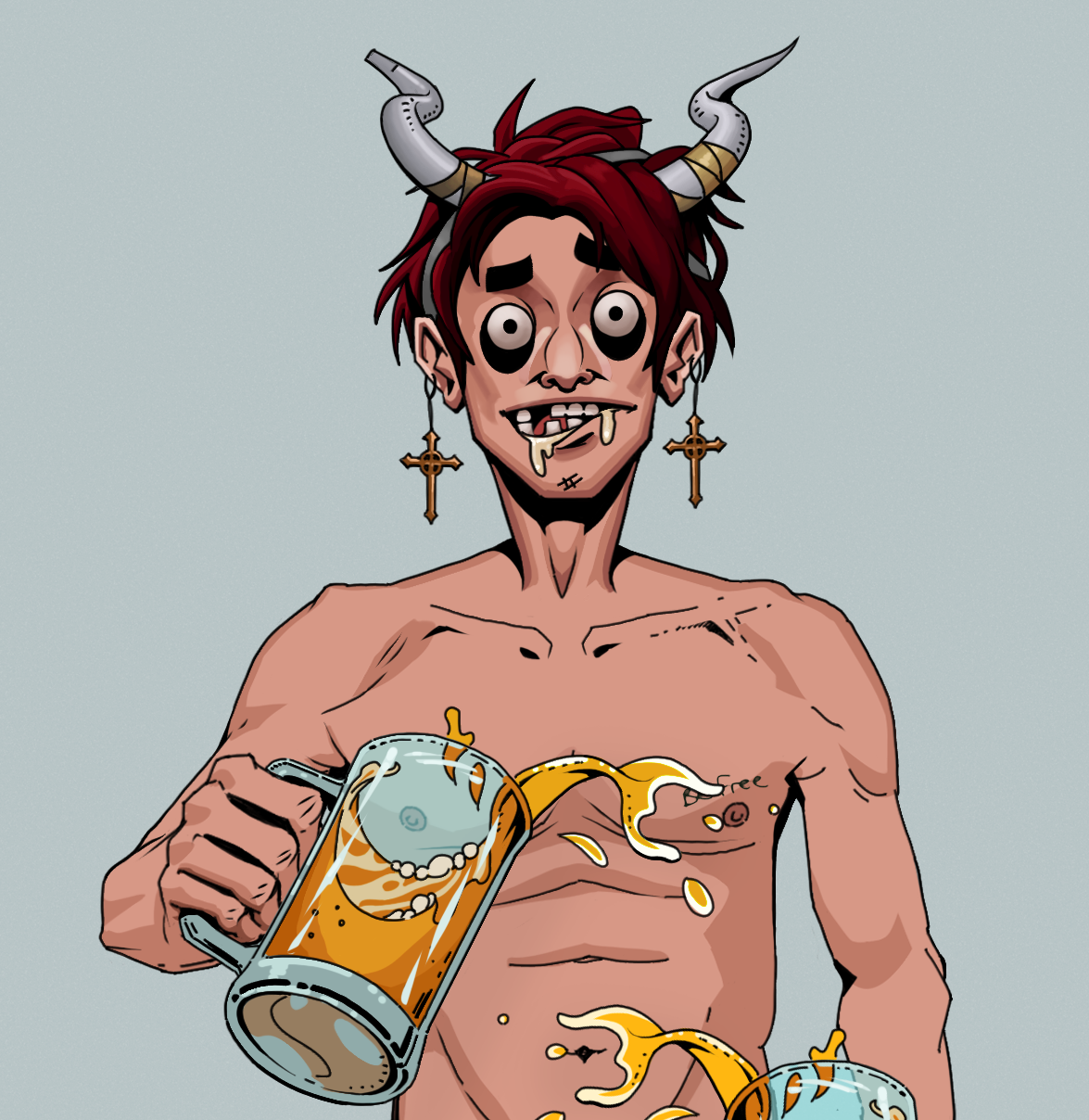 Drooling Azuma — Degen Dojo fighter